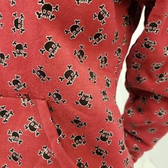 New Glitter Skull & Crossbone Hoodie - Picture 13 of 13